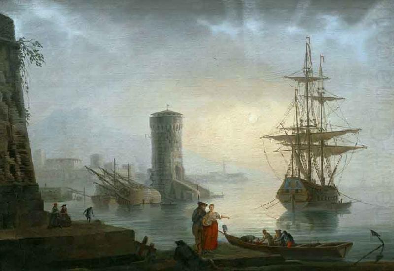 Mediterranean port, Adrien Manglard